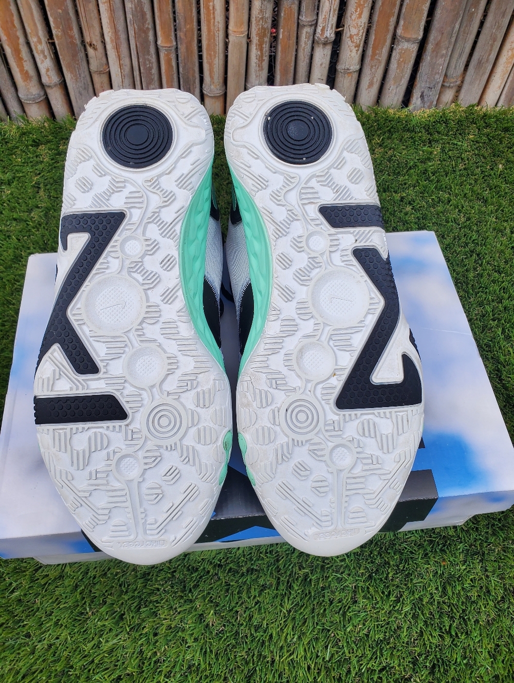 Nike PG 6 basketball shoes,Black Mint Green" - Picture 3 of 5